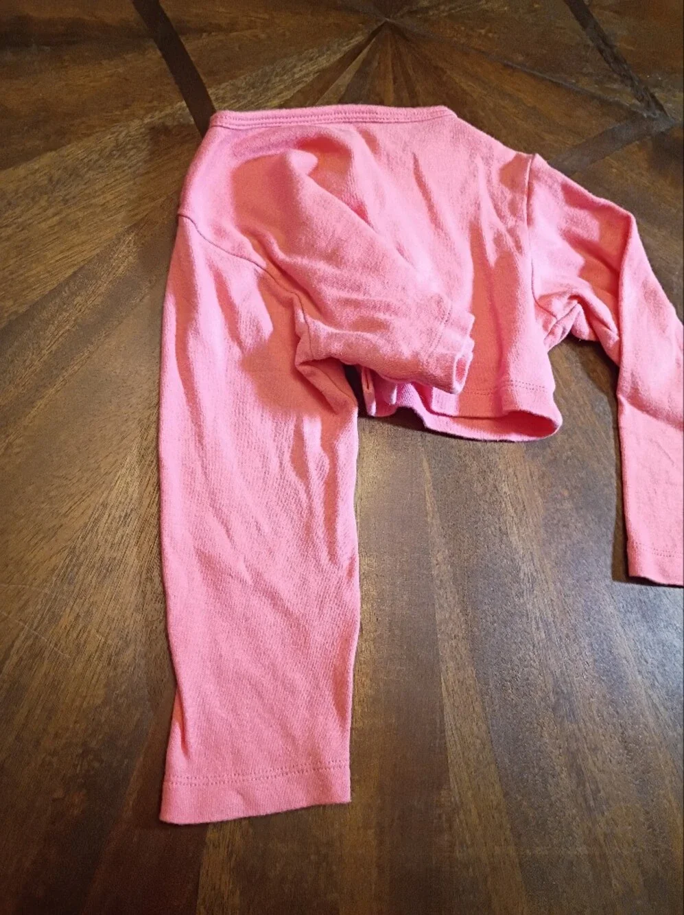 HB Baby Girls Pink Long Sleeve Snap Front Cardigan Sweater Size 3T Cotton - Picture 6 of 7